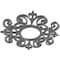 Ekena Millwork Dijon Architectural Grade PVC Pierced Ceiling Medallion, Nickel, 28"OD x 9 1/8"ID x 3/4"P CMPP28DISNI - alternate 4